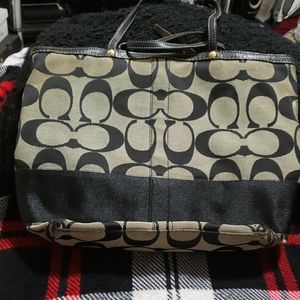 Coach Tote 15 inches width 12 inches height